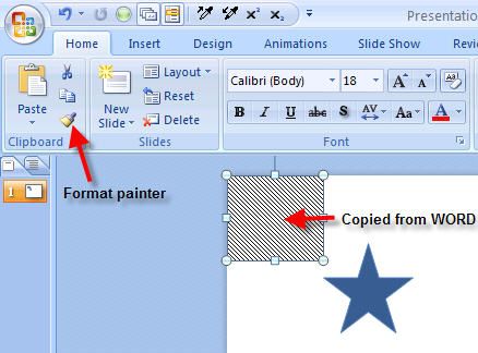 PowerPoint Pattern Fills 2007
